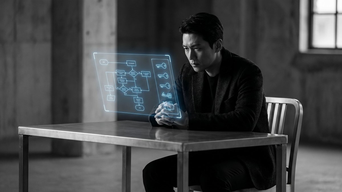 A founder reviewing a transaction approval flow and signing keys