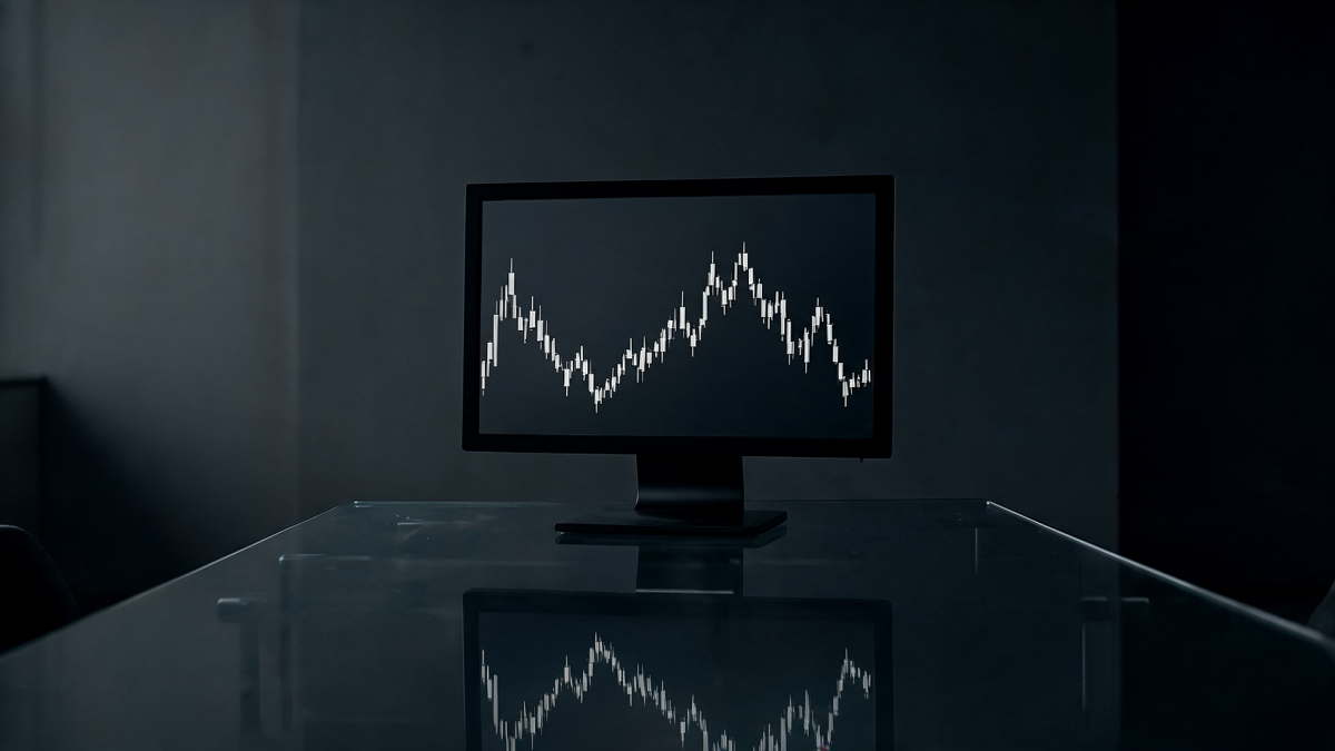 Graphique boursier volatil illustrant le risque de perte en capital d'une introduction en bourse