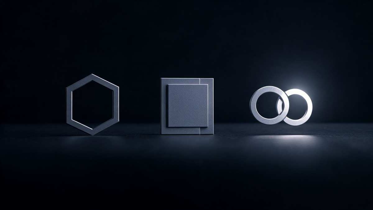 Decentralized identifiers, verifiable credentials and soulbound tokens compared side by side