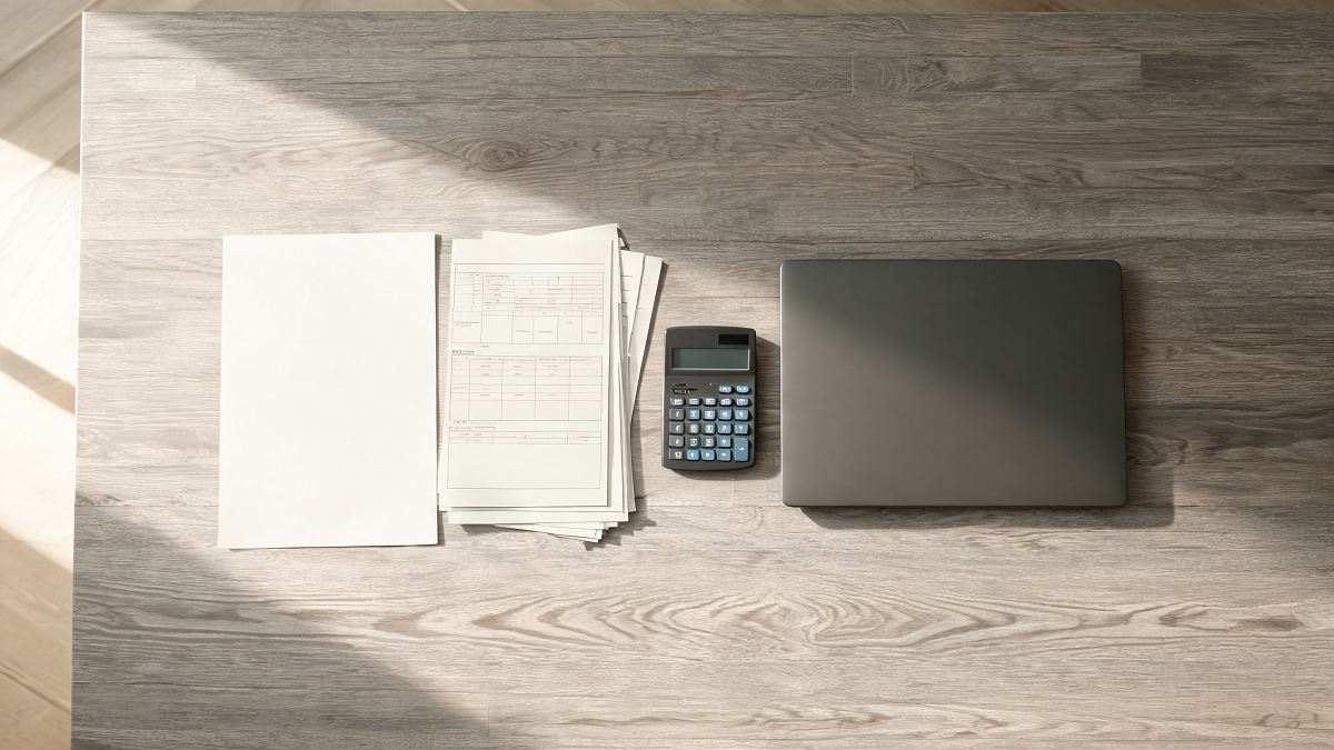 Devis d'installation et formulaires de demande d'aides posés sur une table