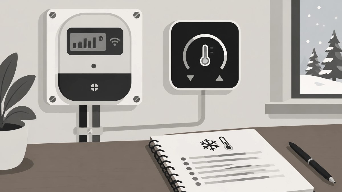 Compteur communicant et thermostat connecté pour relever les consommations après travaux