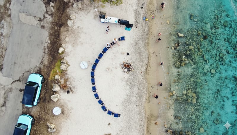 Beach BBQ with Tommy Coconut Family