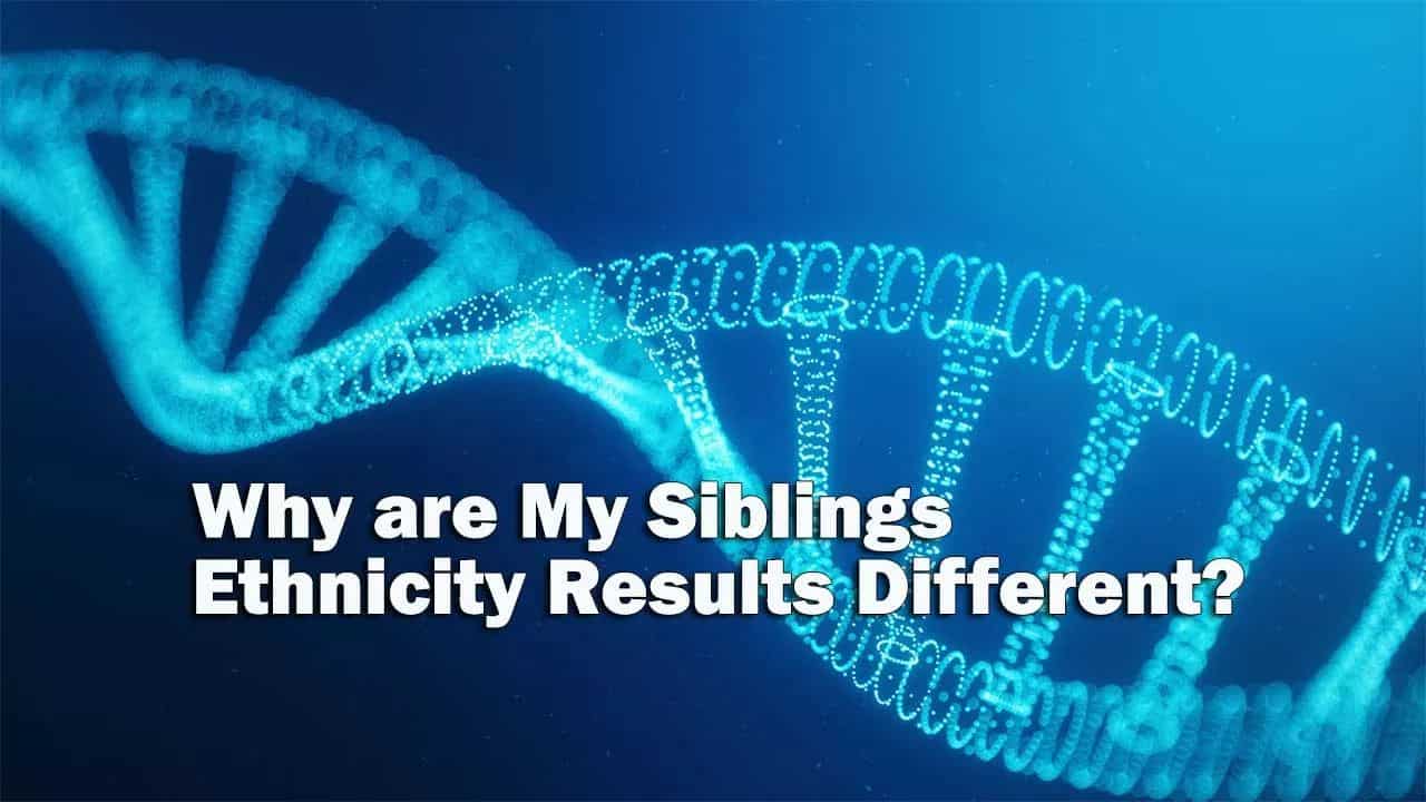 Why are My Siblings Ethnicity Results Different?