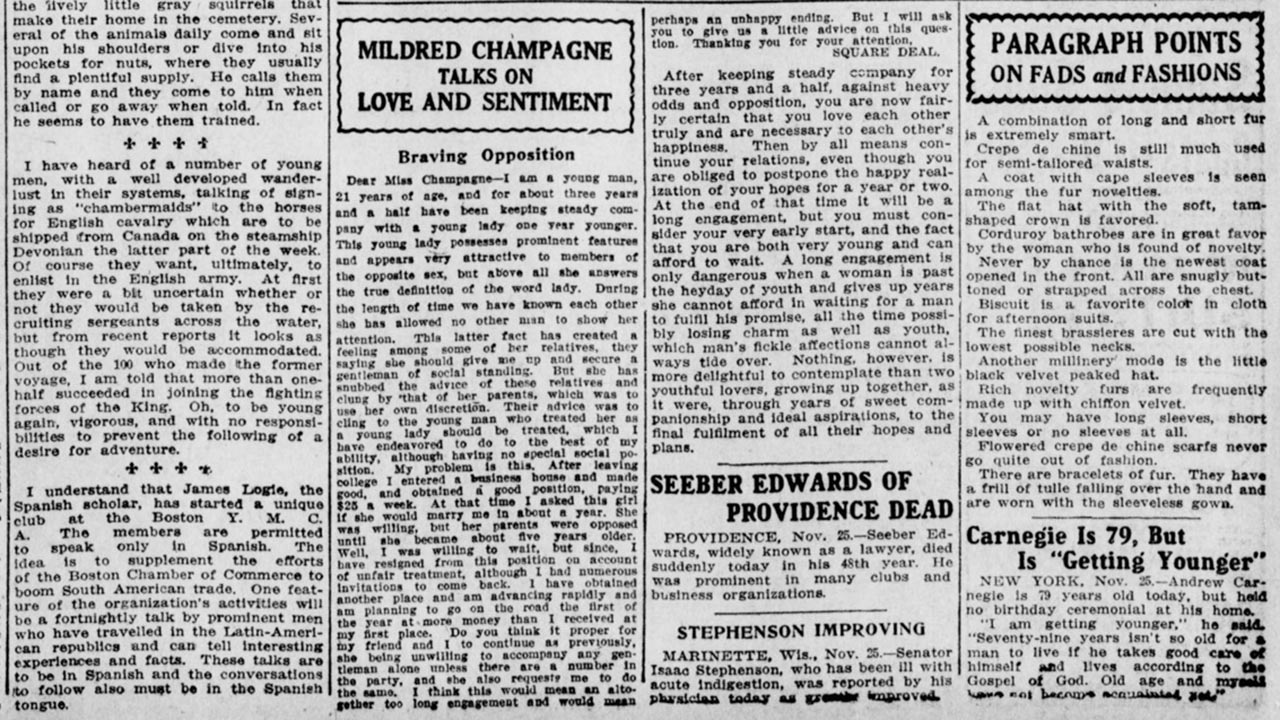 Front Page News and Beyond: Finding Archived Newspapers