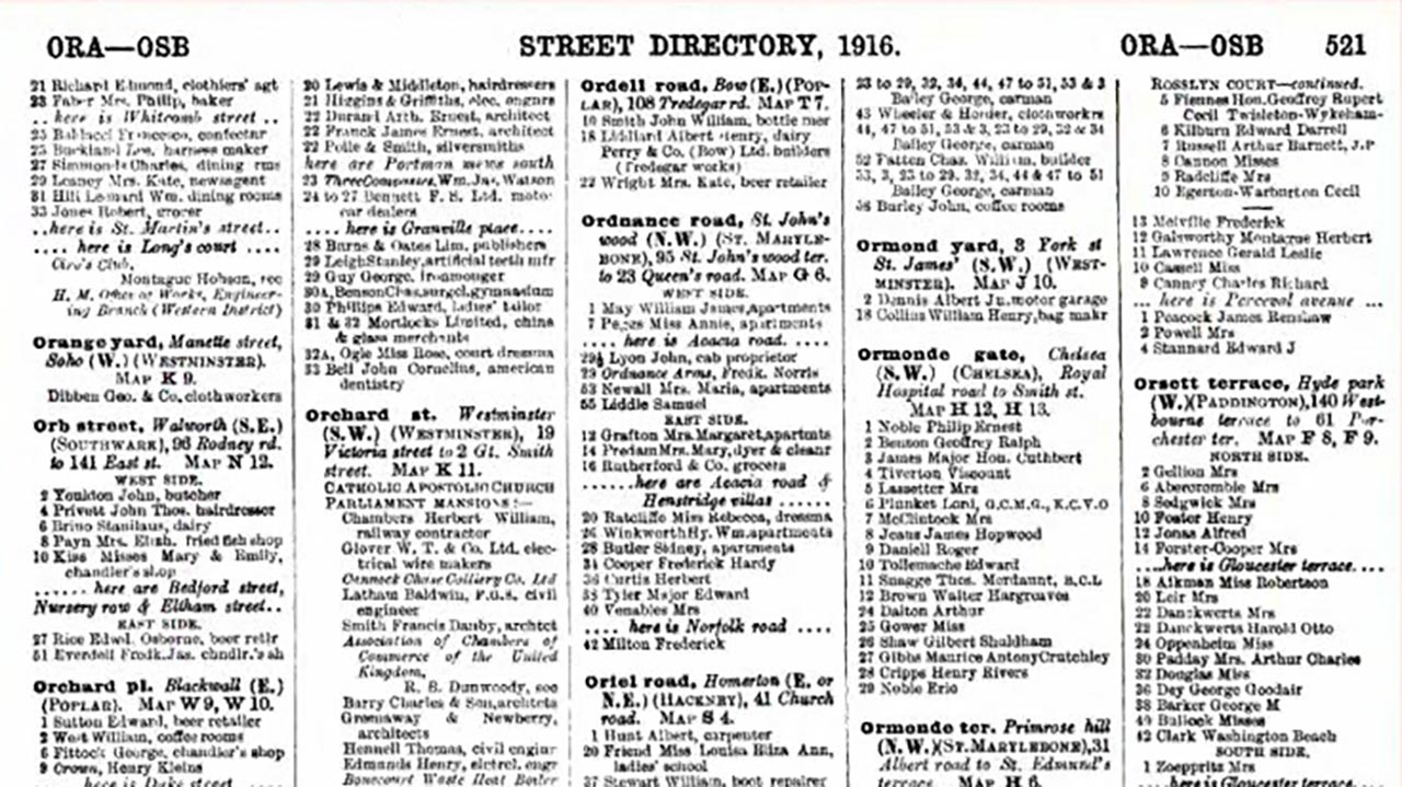 Using Australian post office directories in MyHeritage