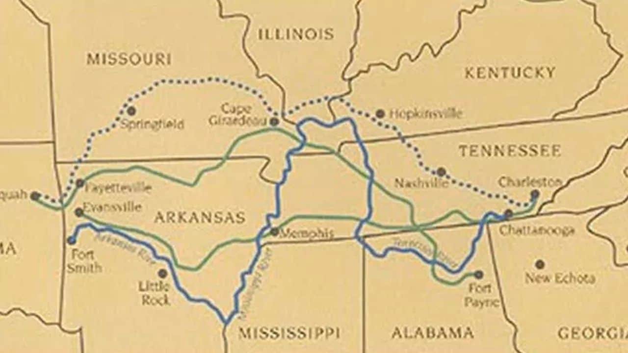 Trail of Tears to Indian Territory