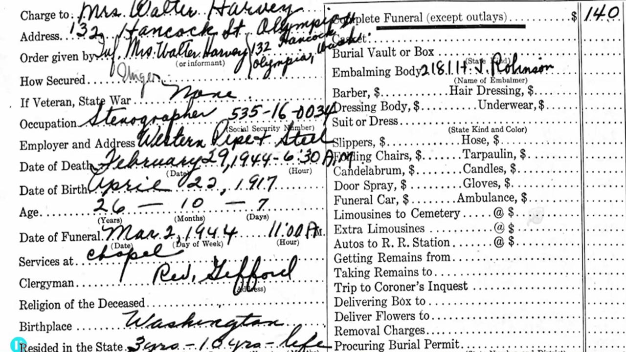 Laying Out Clues in Funeral Home Records