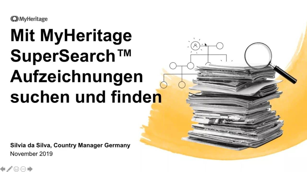 MyHeritage's SuperSearch