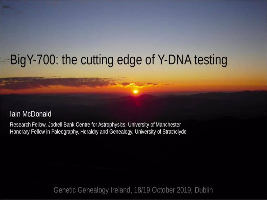 Exploring new Y-DNA Horizons with Big Y-700