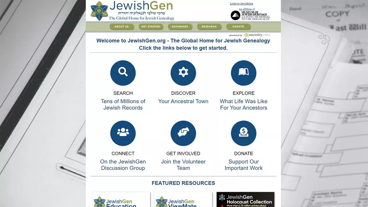 Jewish Genealogy with JewishGen.org