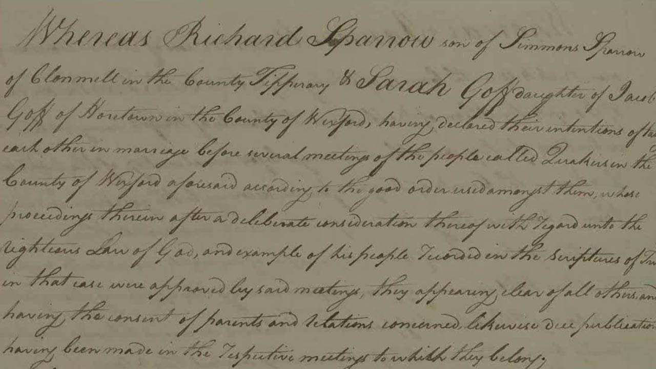 Why you want Irish Quaker ancestors