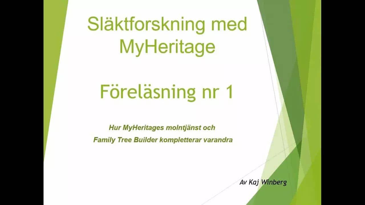 Hur MyHeritages molntjänst och FTB kompletterar varandra