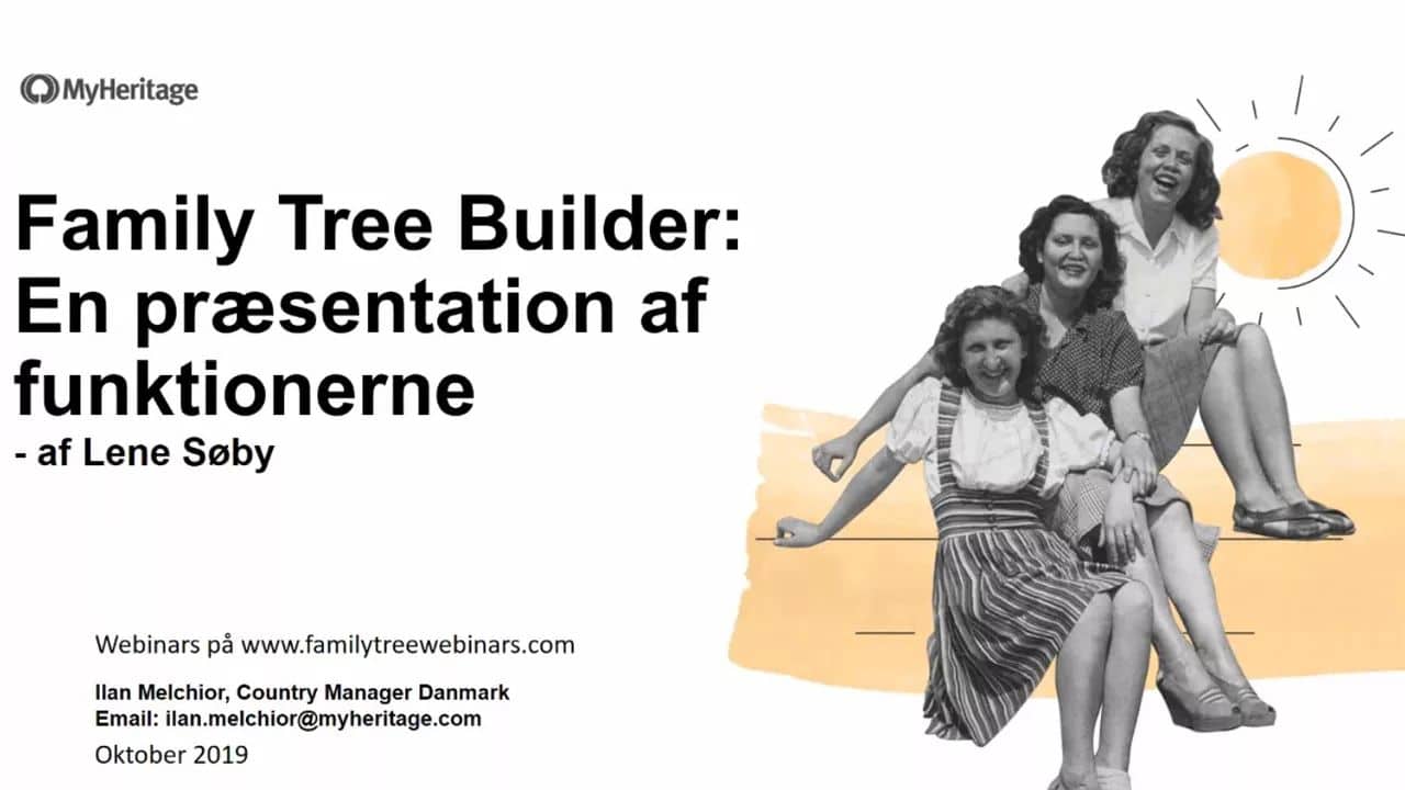 Family Tree Builder - En præsentation af funktionerne