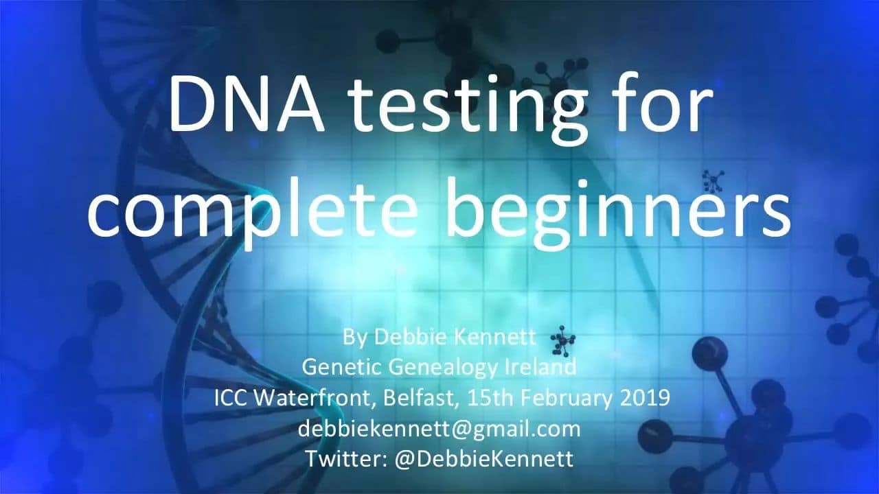 DNA Testing for Complete Beginners