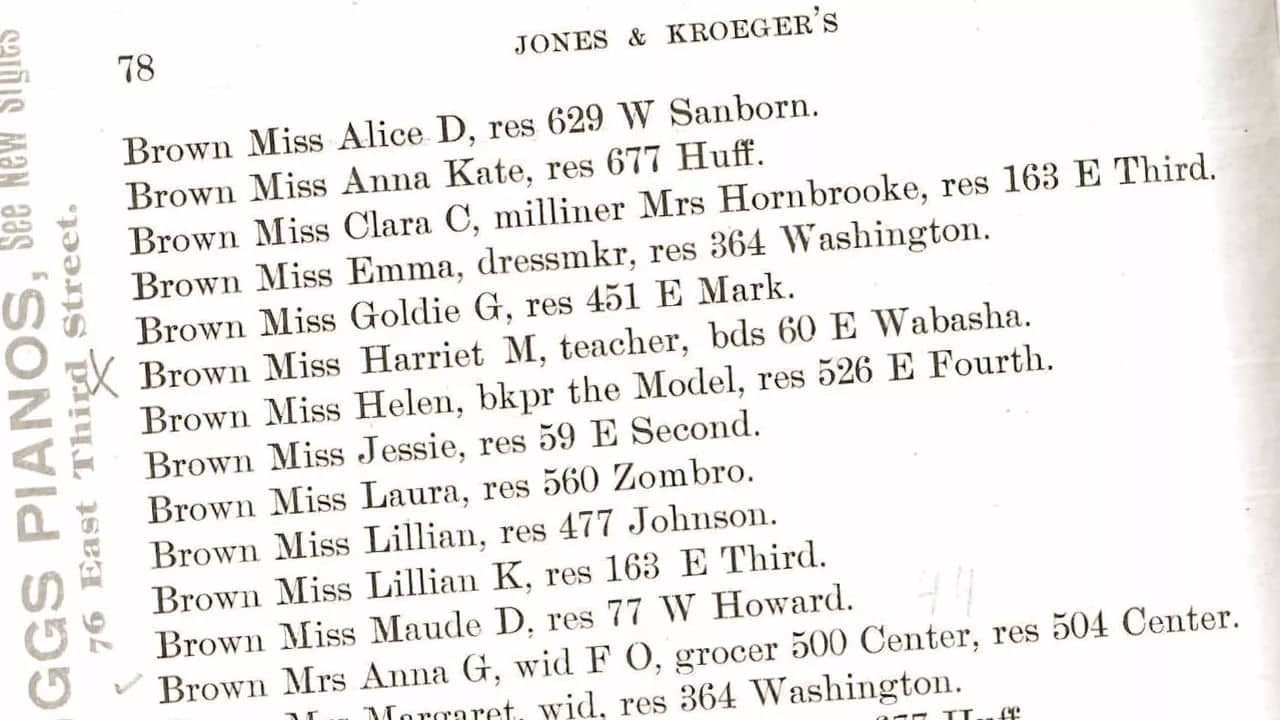 How a City Directory worked for me again