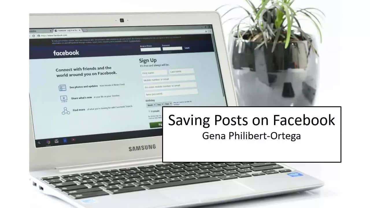 Saving Posts on Facebook