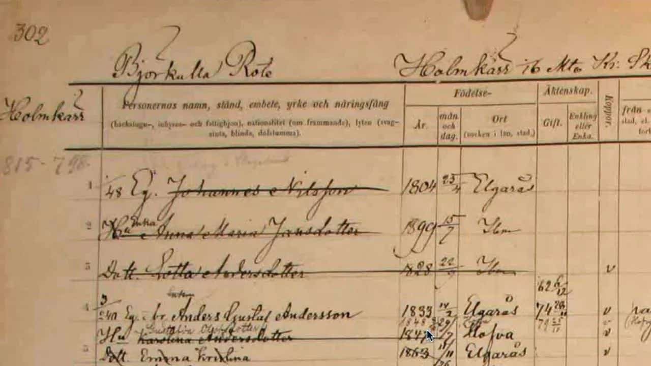 Sweden Research with Online Records at MyHeritage and Beyond