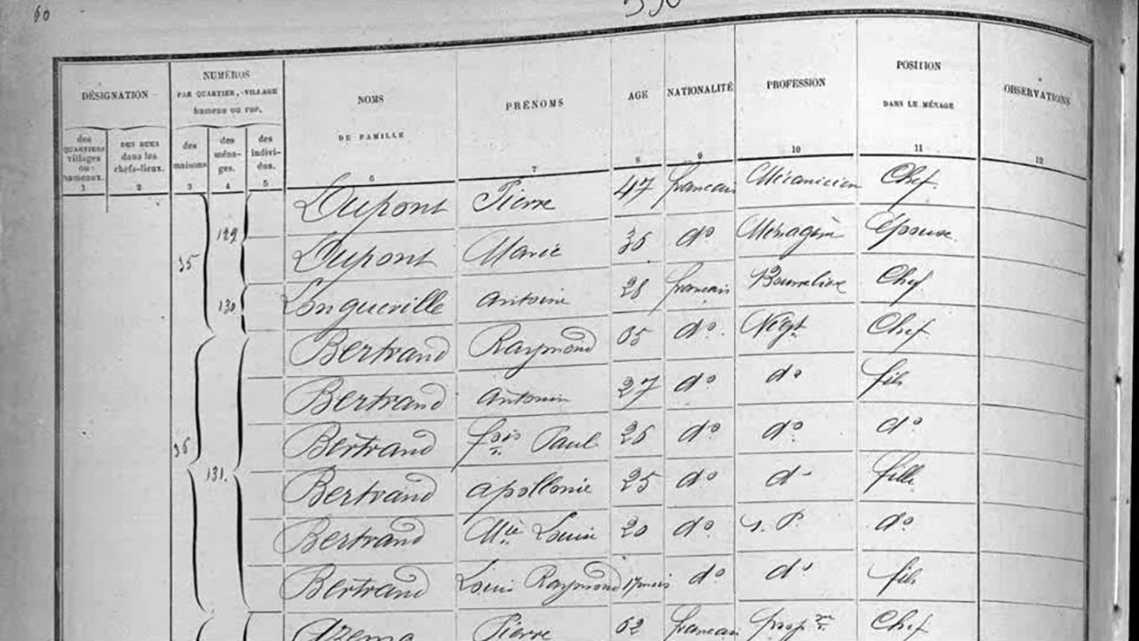 Trouvez vos ancêtres dans les recensements français sur MyHeritage