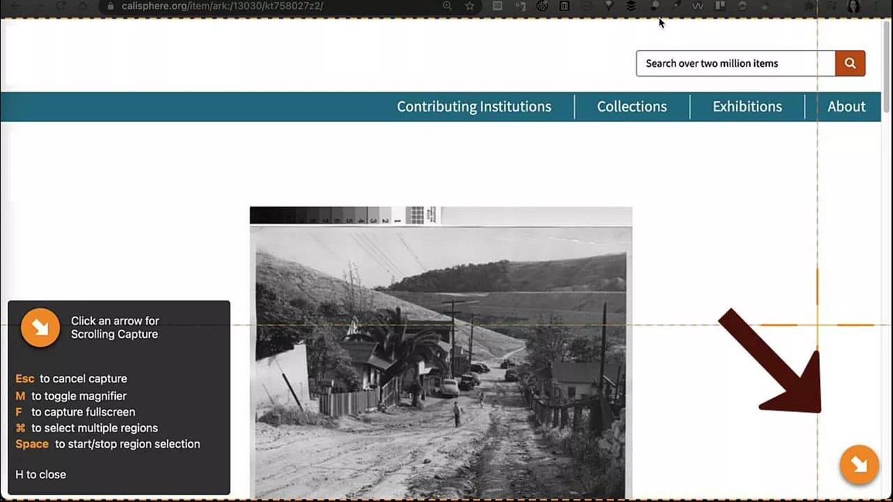 Working with Snagit's Scrolling Tools