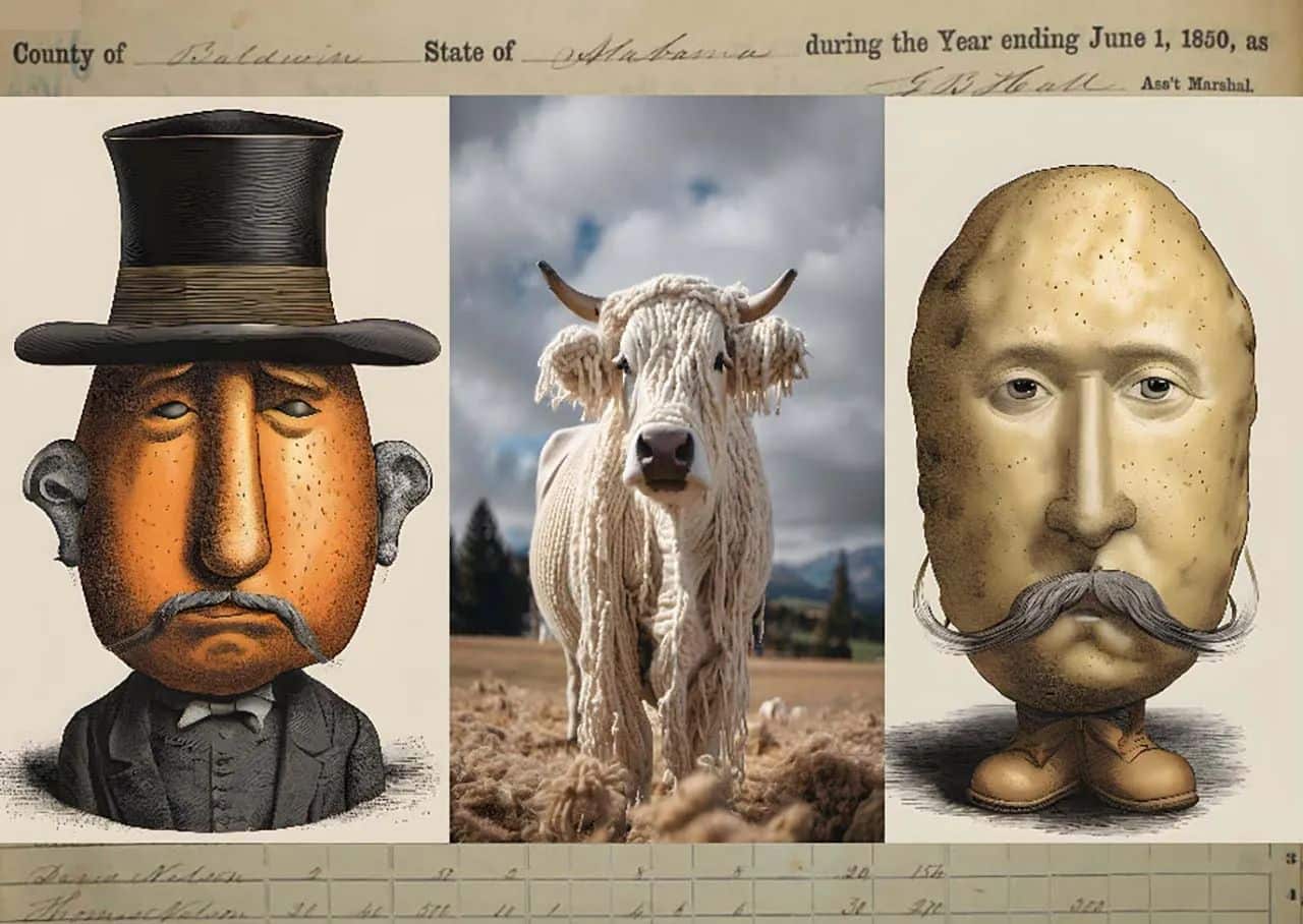 Census Clues: Sweet Potato Simon, White Potato Willie, & Cows that Grow Wool