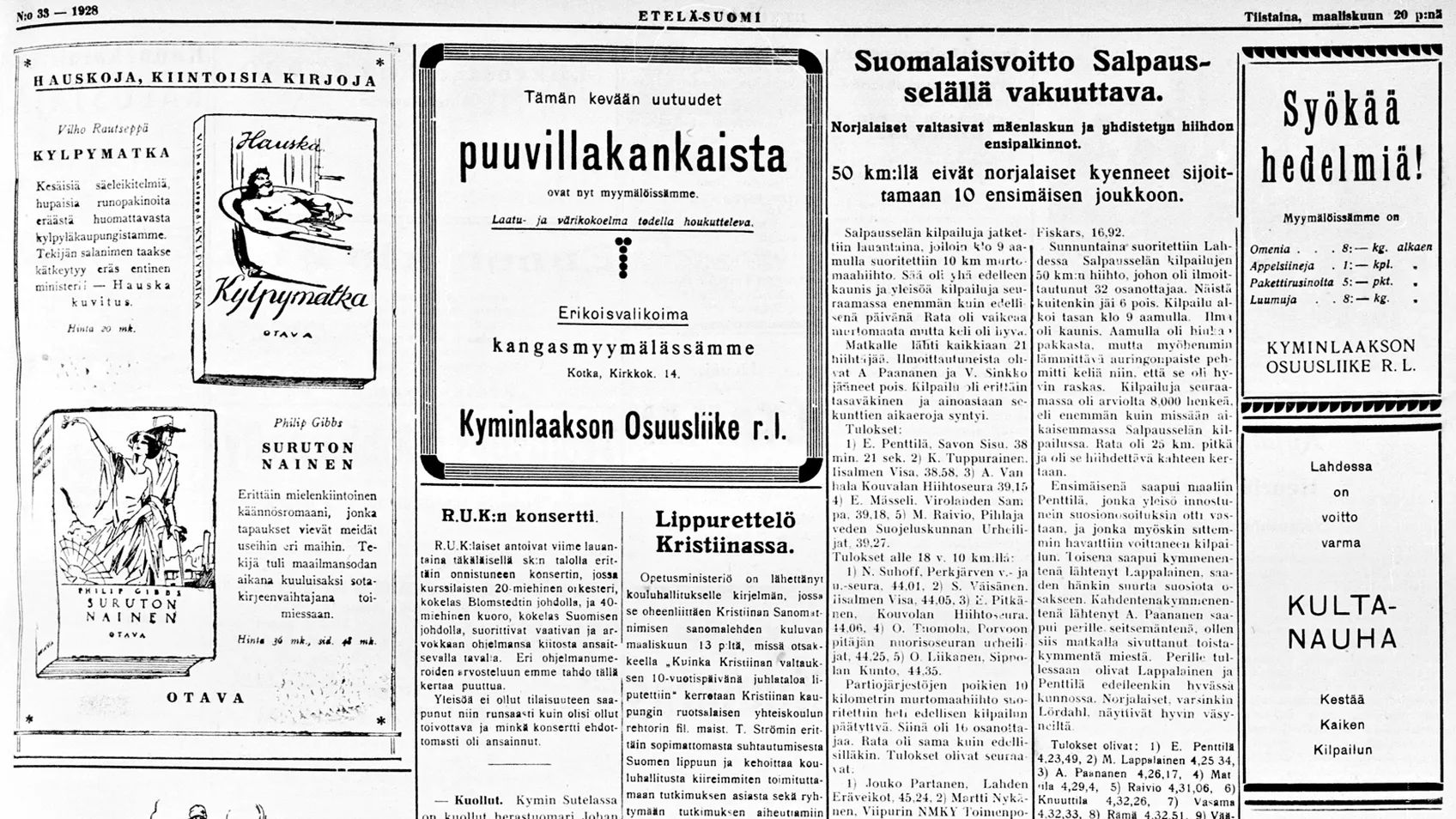 Sanomalehtiarkisto sukututkijan apuna