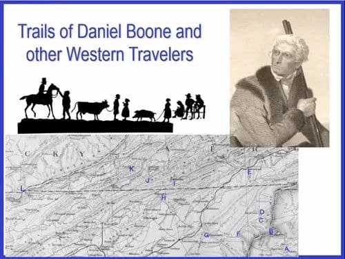 Trails of Daniel Boone and other Western Travelers