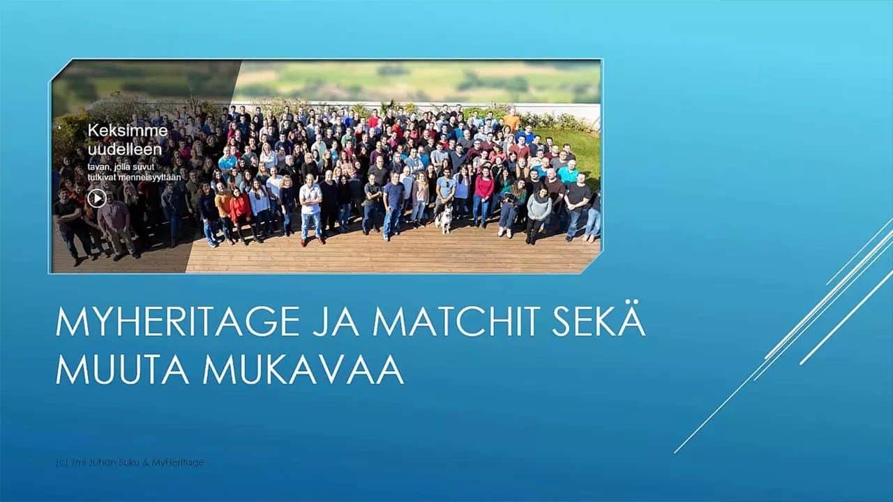 MyHeritagen mätsäysteknologiat; Record Match- ja Smart Matches-osumat