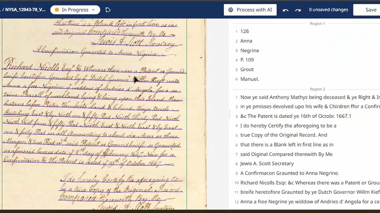 Hand-written Text Recognition: Harnessing the Power of Artificial Intelligence to Transcribe and Search