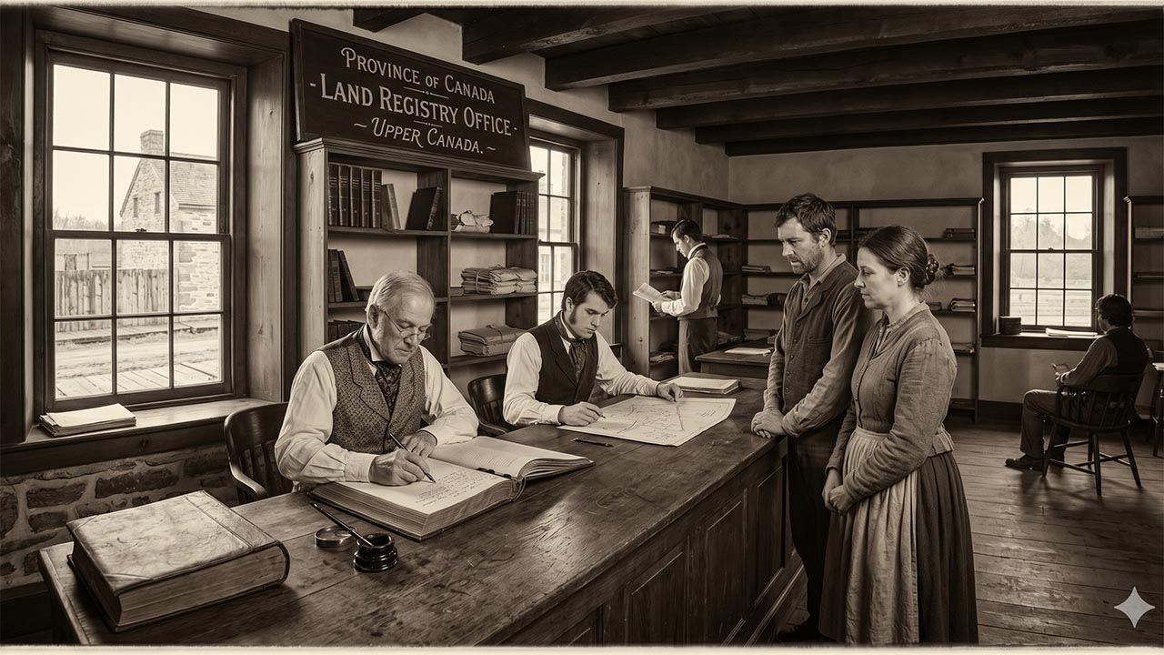 Land Records of Upper Canada 3 of 3: Land Registry Office Records