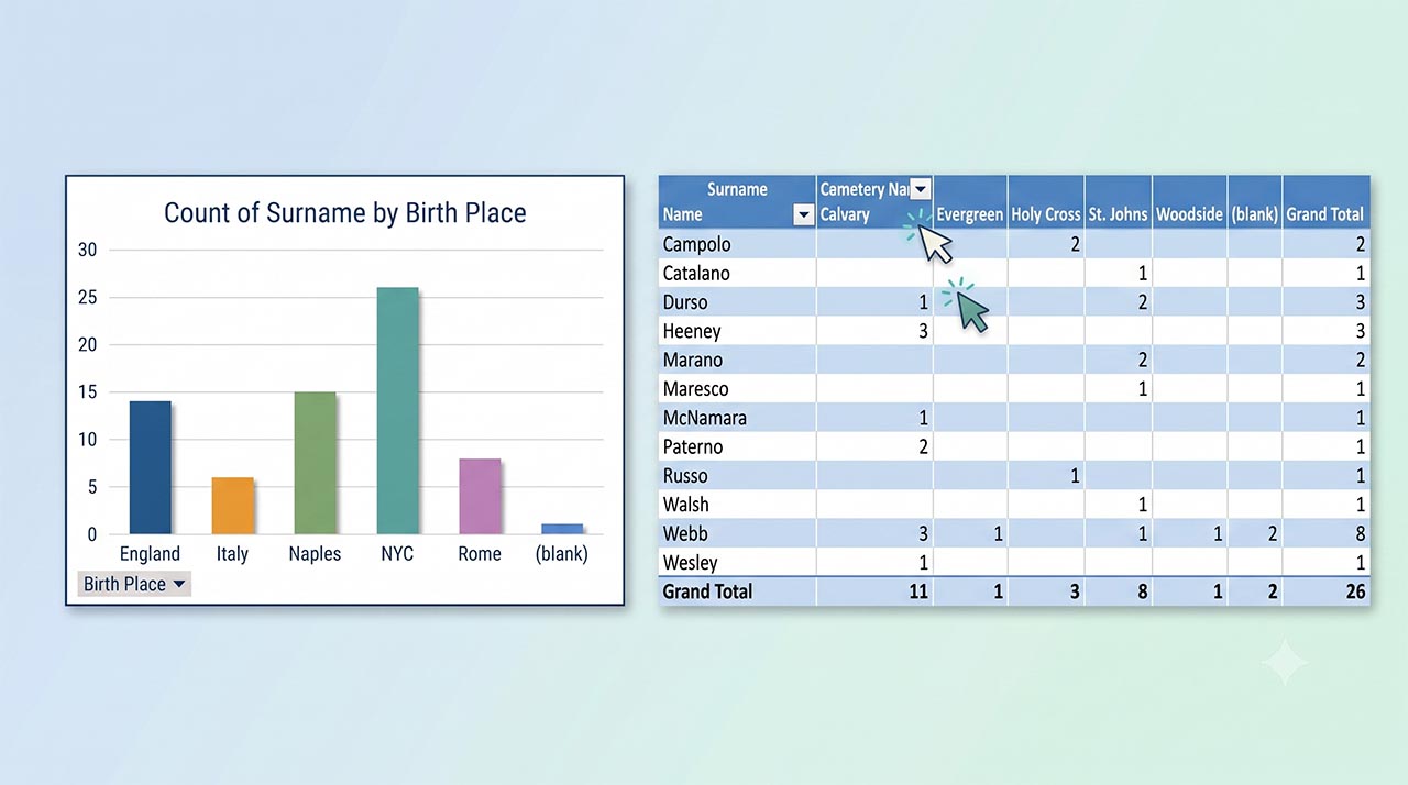 Charts & Pivot Tables