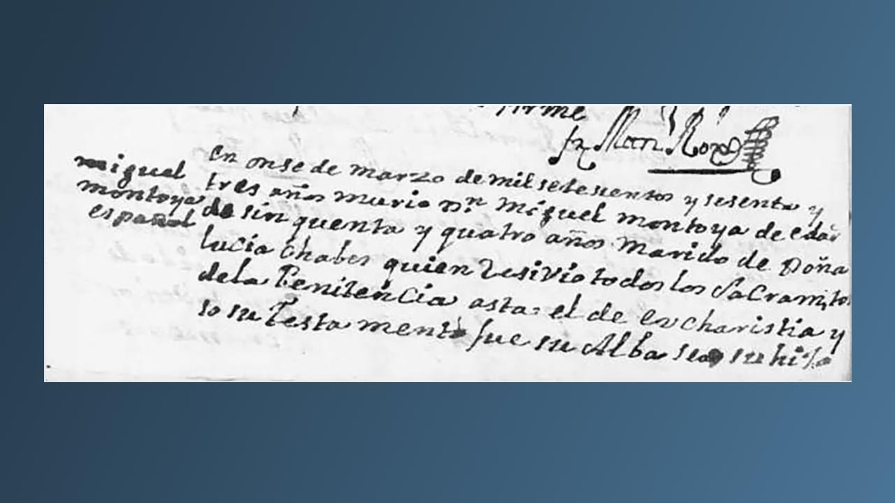 Wills and Testaments in the Spanish Colonial Southwest