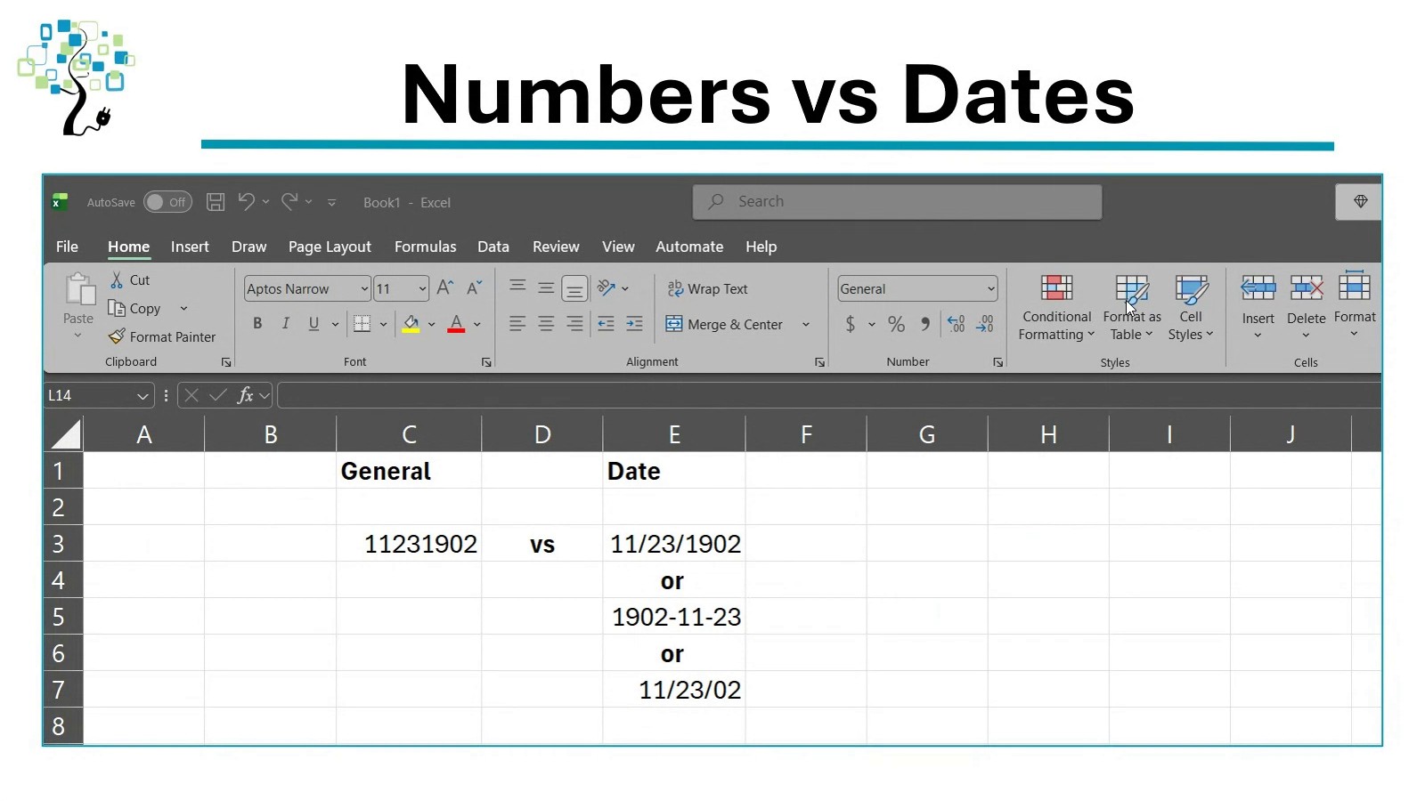 Number Formats in Spreadsheets