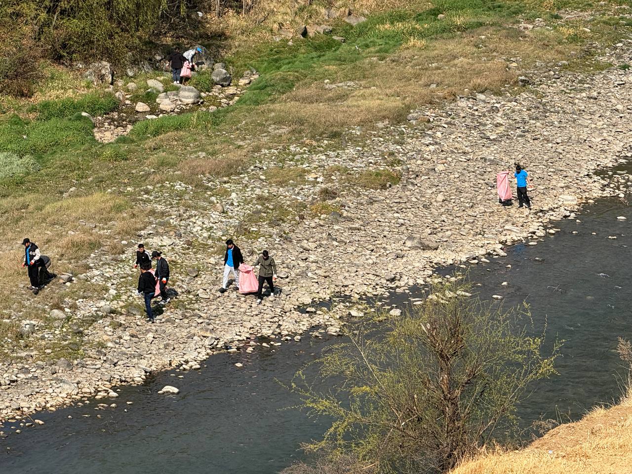 Wangchu river cleaning 2024