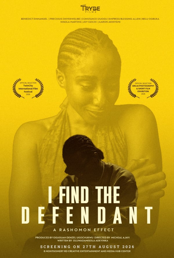 The Trybe to Hold Private Screening for Debut Short Film, ‘I Find the Defendant…’, in Lagos