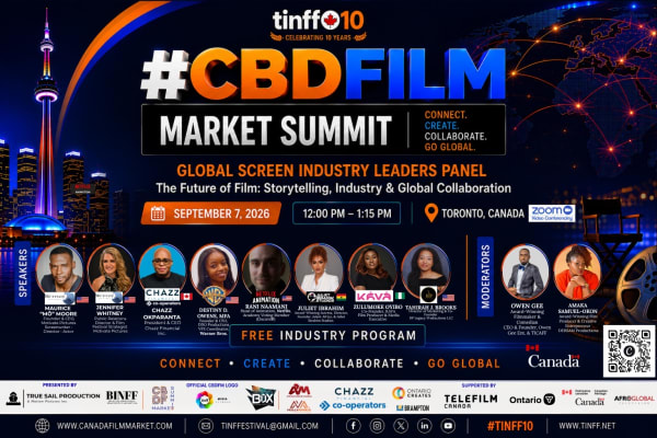 TINFF Market to Convene Global Screen Industry Leaders for Virtual Panel on the Future of Film