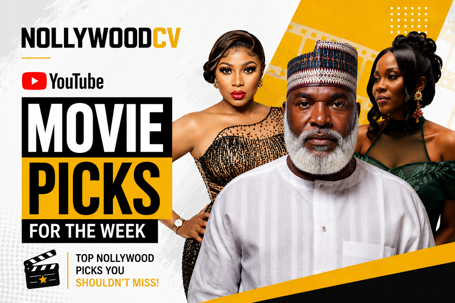 Movie Picks of the Week: Mide Martins, Biodun Stephens, Wunmi Toriola and Gbenga Titiloye in the Best Nollywood YouTube Films to Watch This Weekend