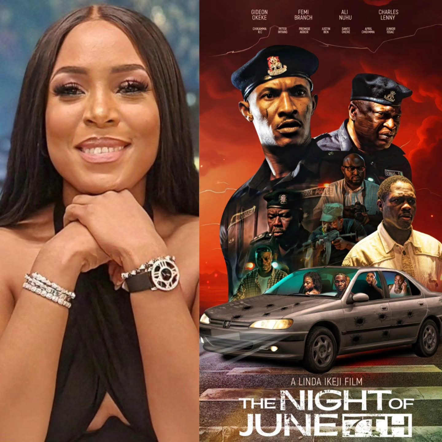 NFVCB Suspends Linda Ikeji’s The Night of June 7th, Refers Film to DSS