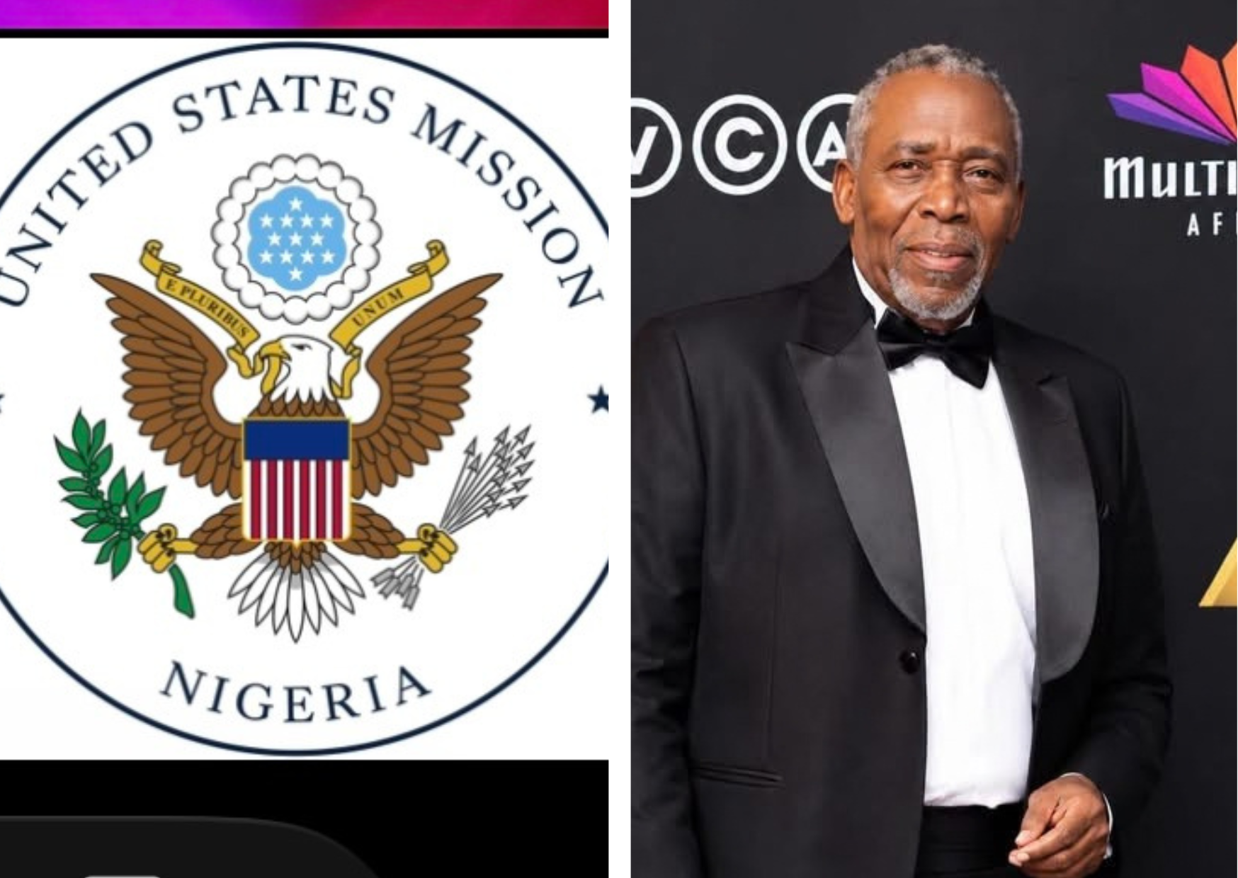 U.S. Mission Nigeria Mourns Olu Jacobs, Hails His Global Impact on Film
