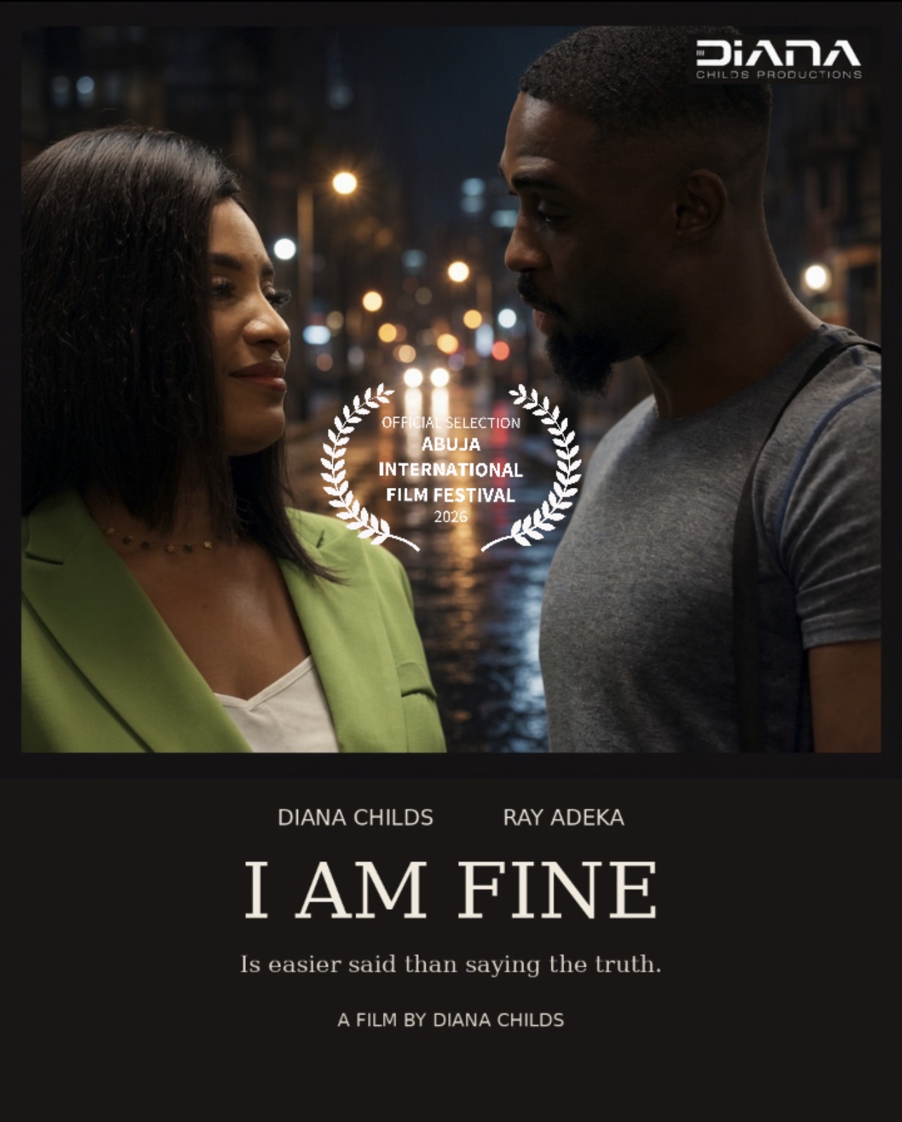 Nigerian-British Filmmaker Diana Childs' Short Film 'I Am Fine' Selected for Abuja International Film Festival