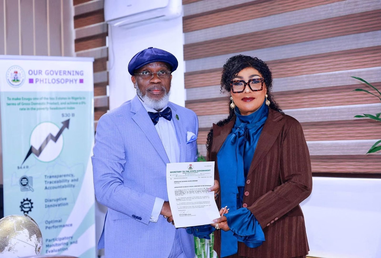 Veteran Nollywood Actress Eucharia Anunobi Appointed Senior Special Assistant to Enugu Governor Peter Mbah