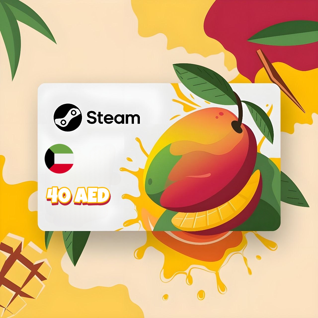 Steam Wallet Code 40 AED