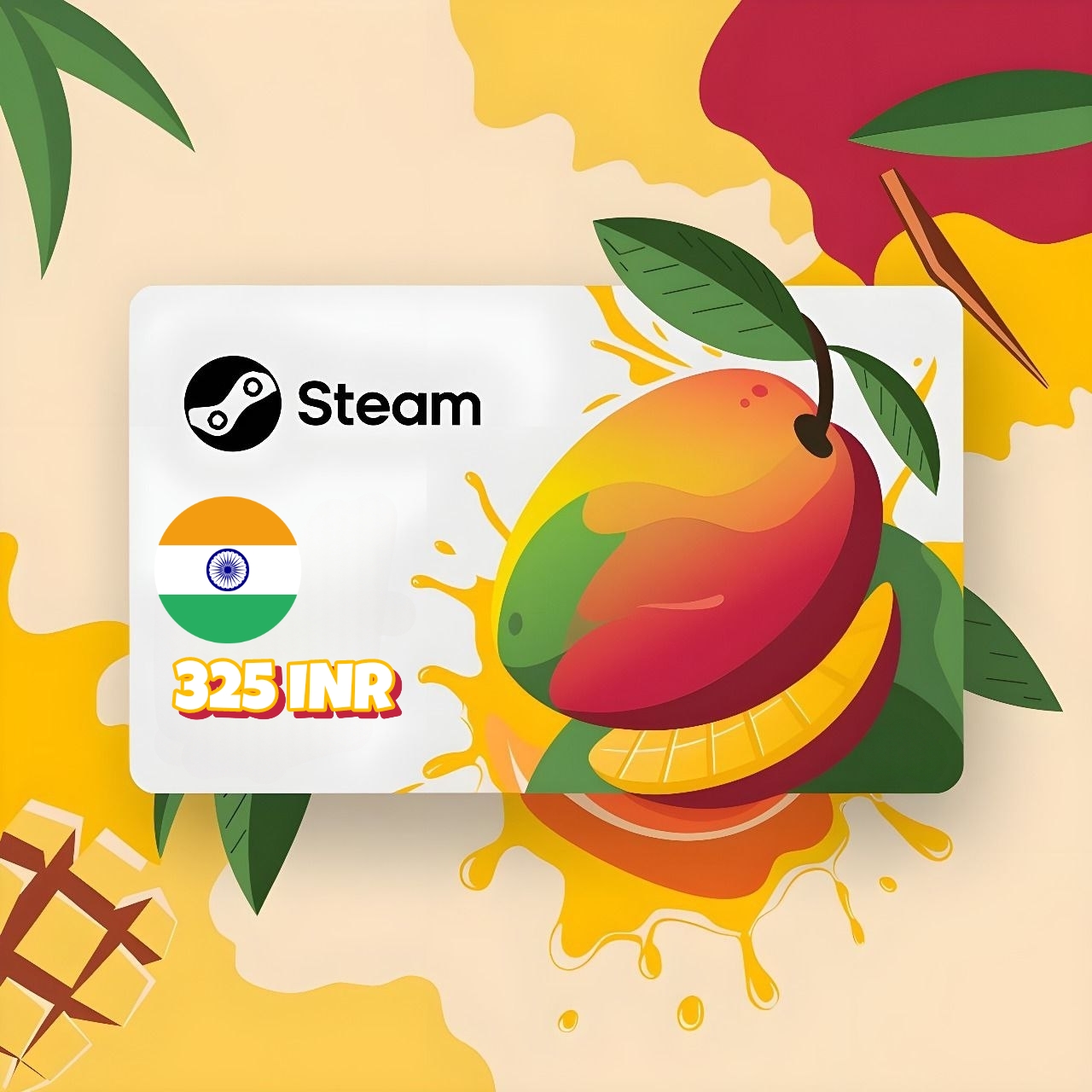 Steam Wallet Code 325 INR