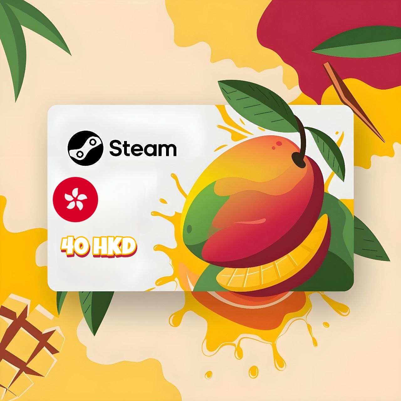 Steam Wallet Code 40 HKD