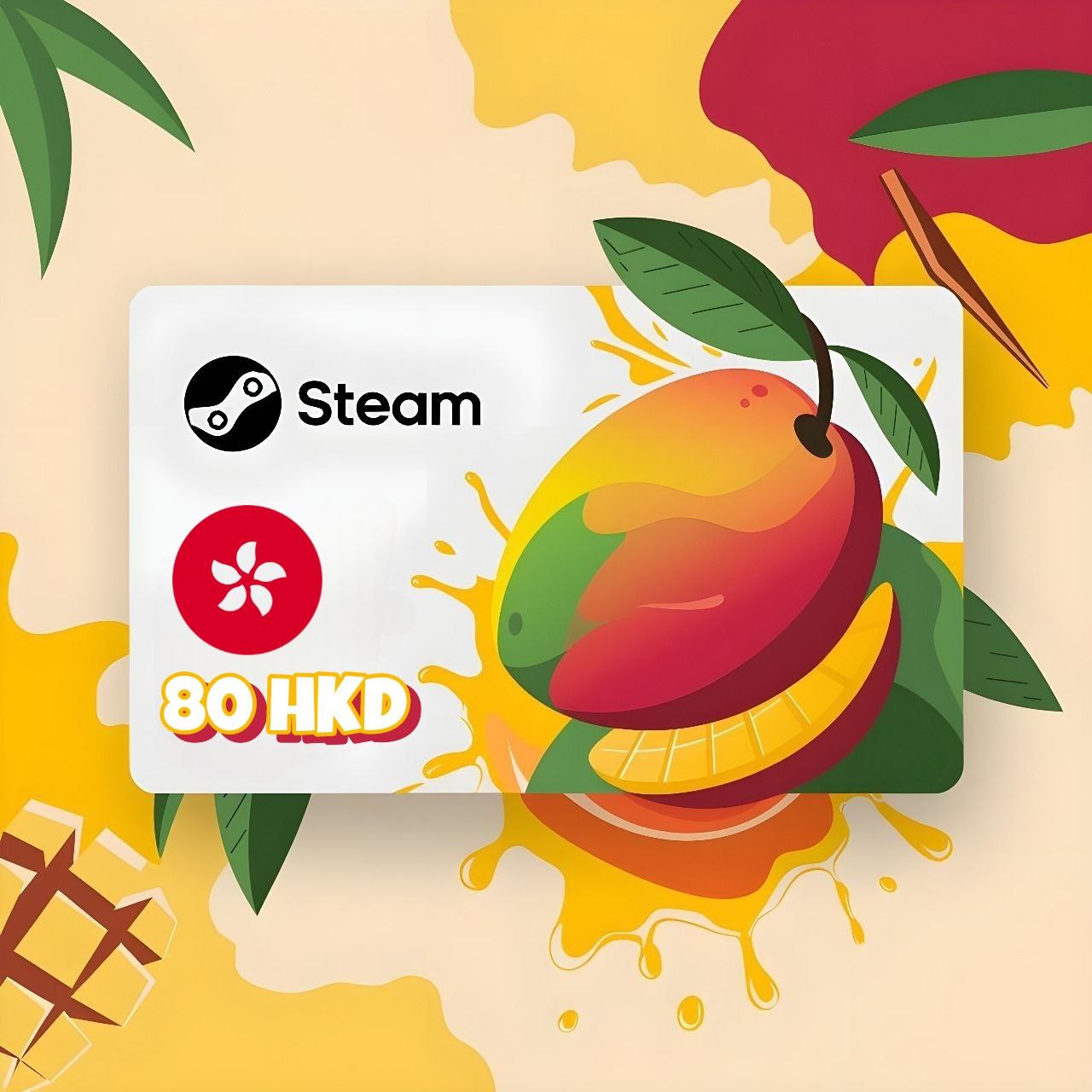 Steam Wallet Code 80 HKD
