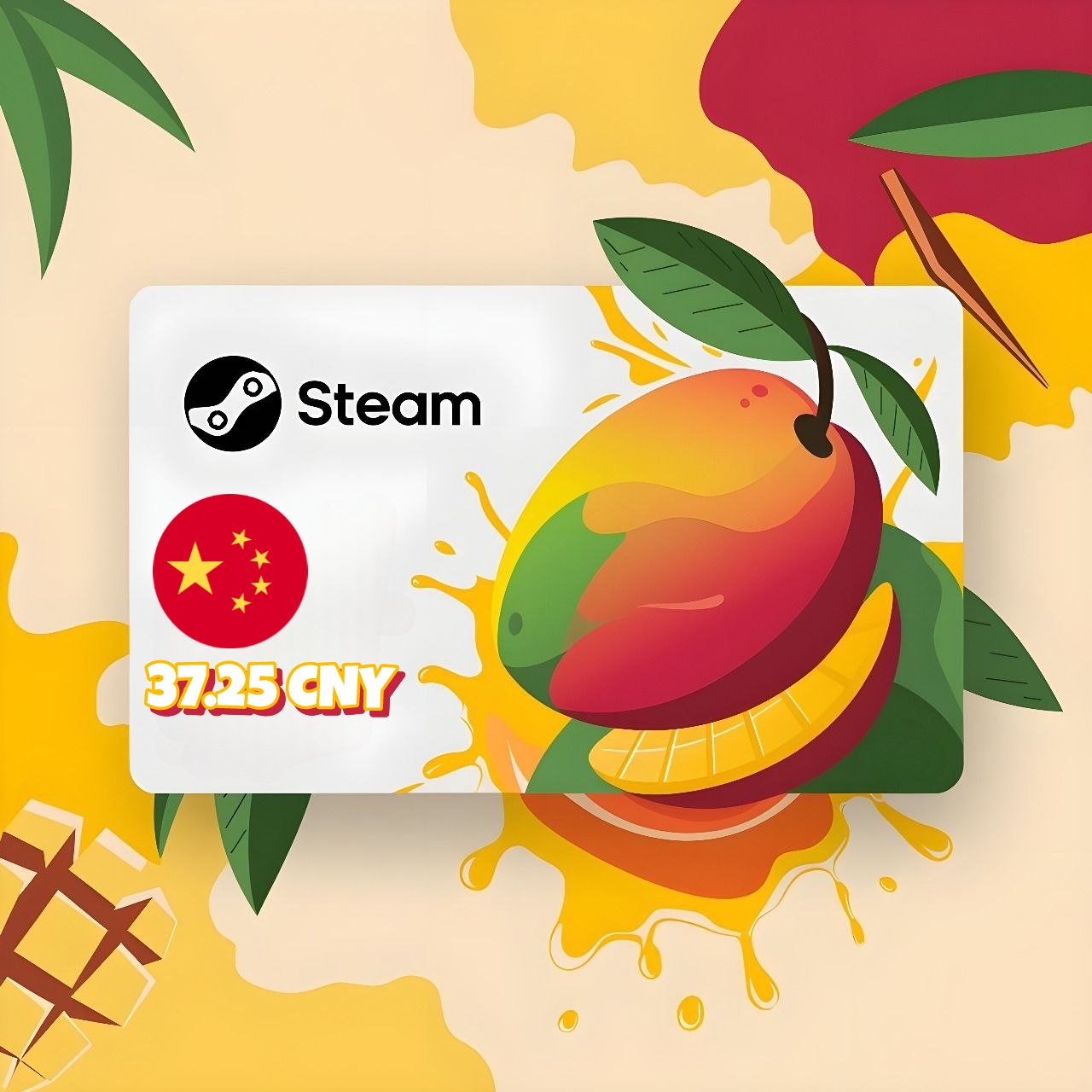 Steam Wallet Code 37.25 CNY