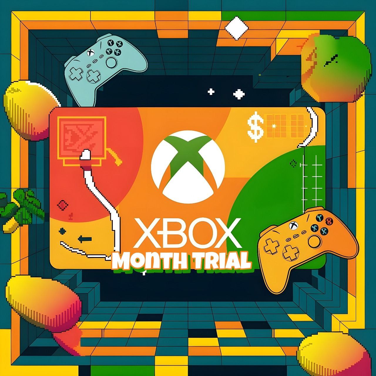 Microsoft X box game pass PC 1 Month Trial