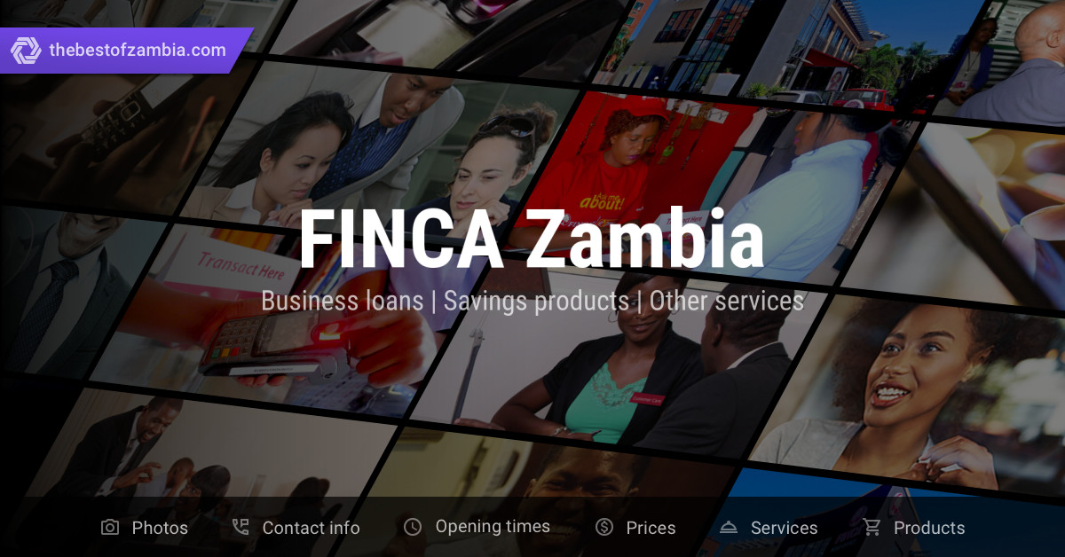 Finca Zambia Business Loans Savings Products In Lusaka Zambia