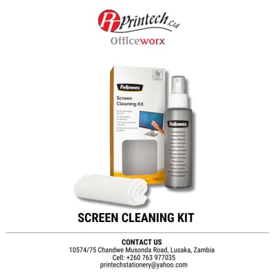 Keep your screens spotless and crystal clear with Fellowes Screen Cleaning Kit!  image