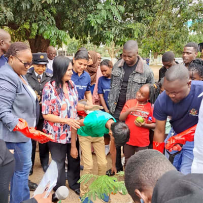 Our students attended the revamping of the Freedom Park by the Lusaka Mayor image