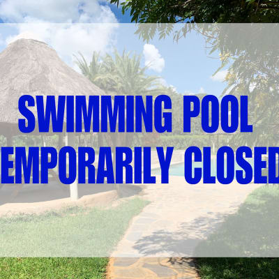 Our swimming pool is temporarily closed image